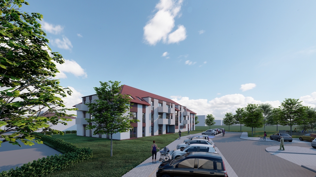 Budowa 2 budynków wielorodzinnych bez podpiwniczenia ul. A. Słoniny